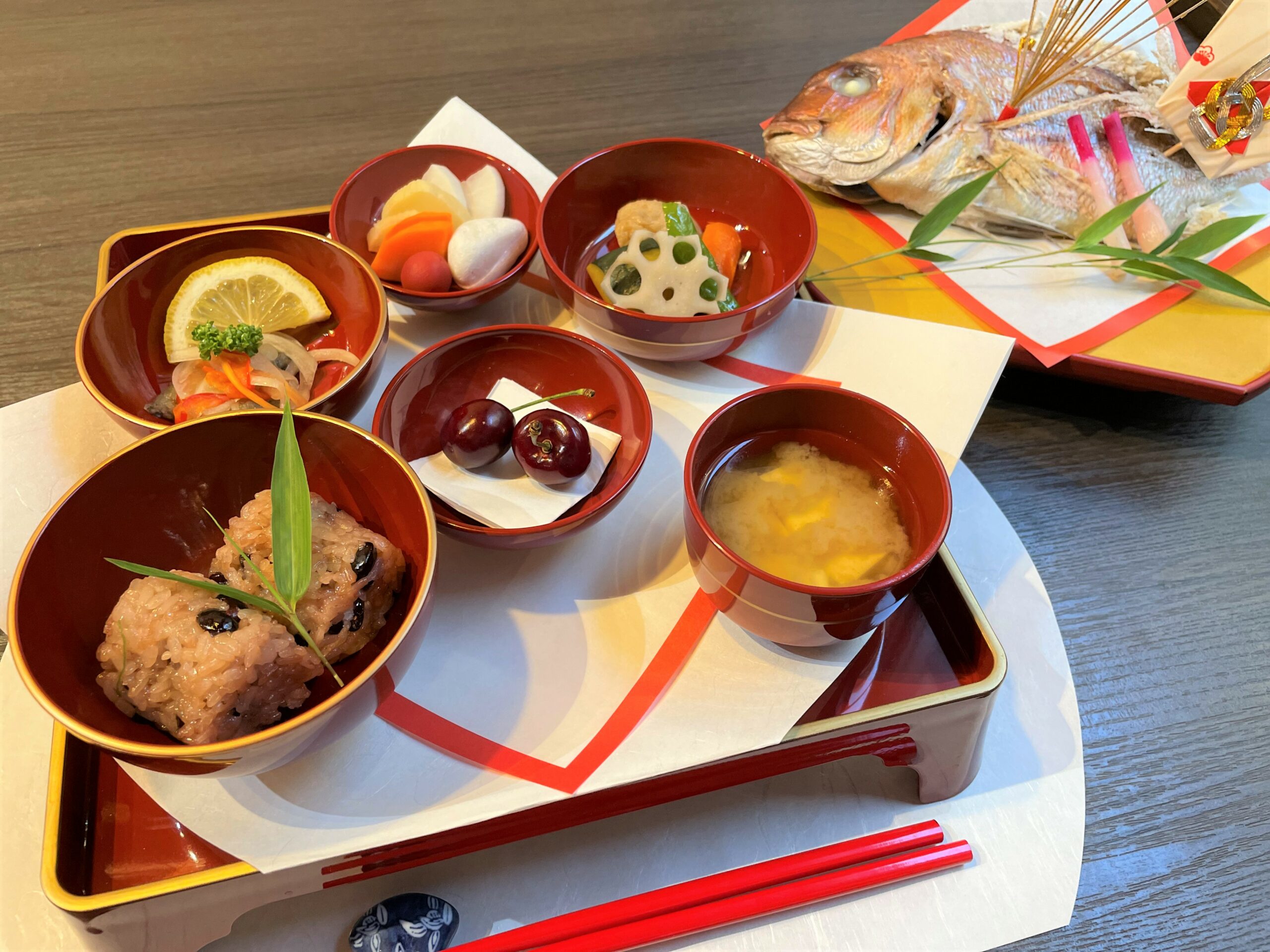 お食い初め膳をリニューアルいたしました 伊豆の味処 姫沙羅